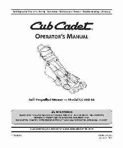Cub Cadet Lawn Mower CC 550 ES-page_pdf